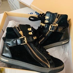 Michael Kors black sneakers